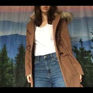 New with tags Brown wool coat